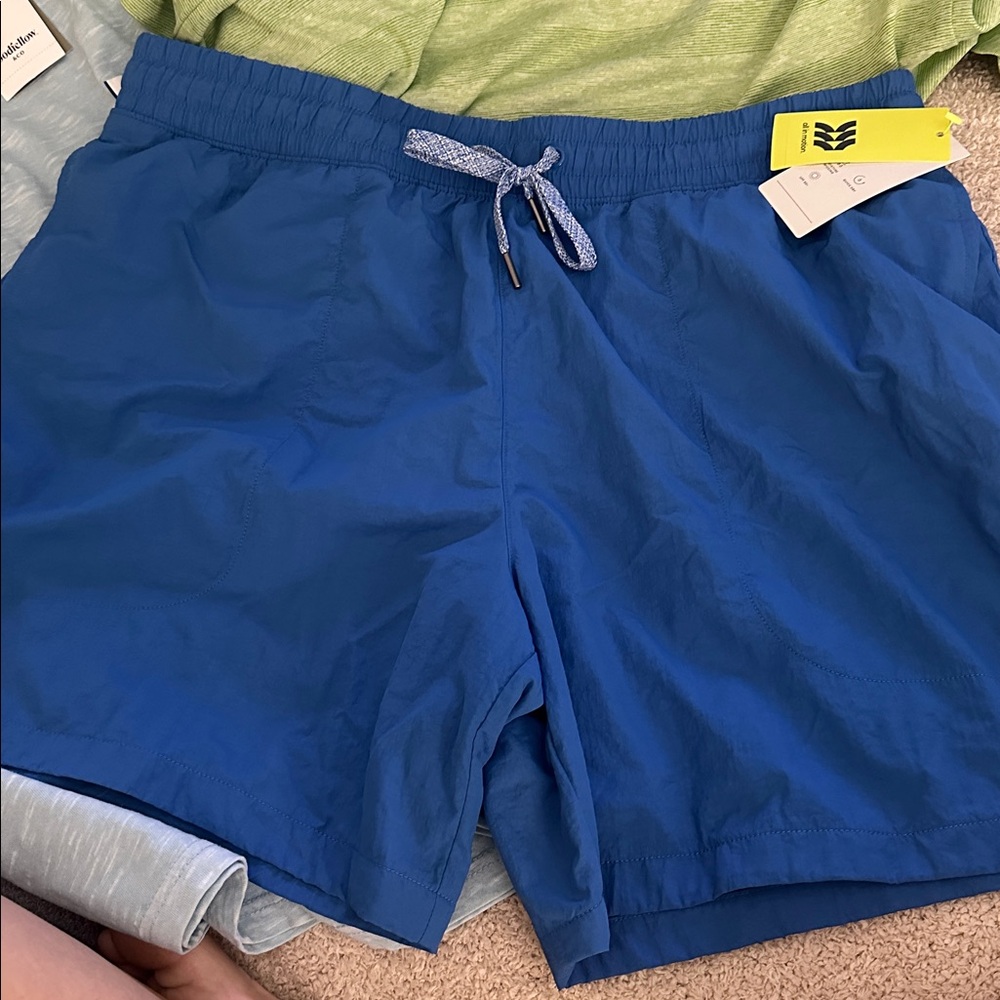 Goodfellow, All in Motion, Reel Legends Men’s Bundle. Swim shorts and 2 tops NWT - Picture 2 of 10